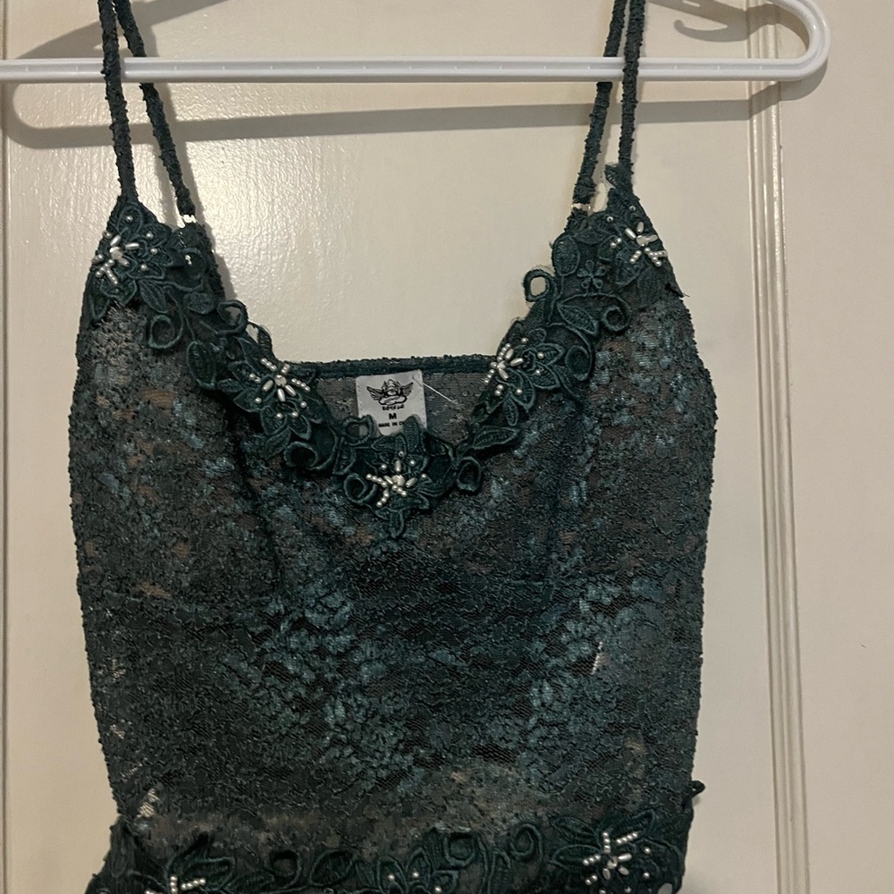 Boys lieGreen Lace top